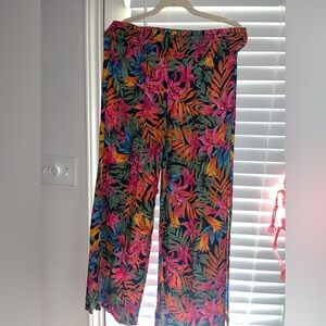 Tropical Print Women's Pants